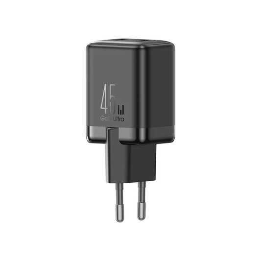 Nätverksladdare Joyroom JR-TCG17, 45W, 3A, 2 x USB-C, Svart