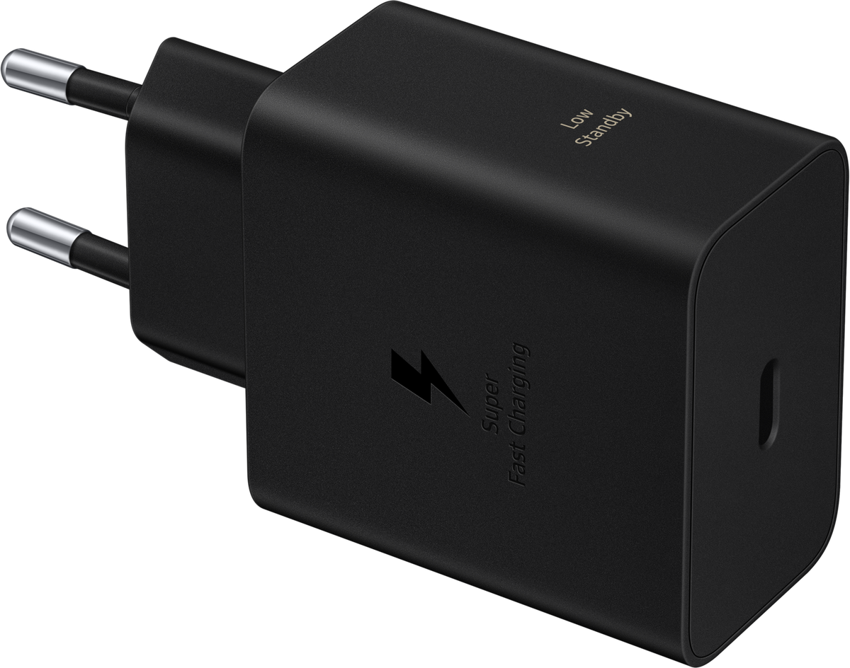Samsung Nätverksladdare, 60W, 3A, 1 x USB-C, Svart EP-T6010NBEGWW