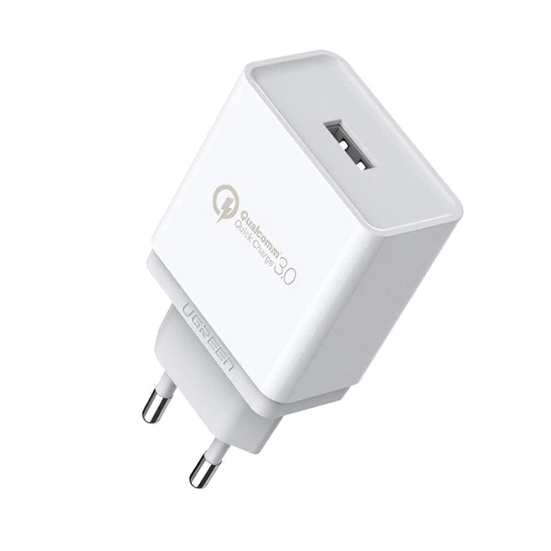 UGREEN CD122 Nätverksladdare, 18W, 3A, 1 x USB-A, Vit