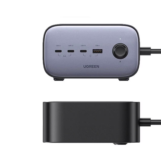 Förlängningssladd UGREEN CD270, 2 x Schuko, Grå