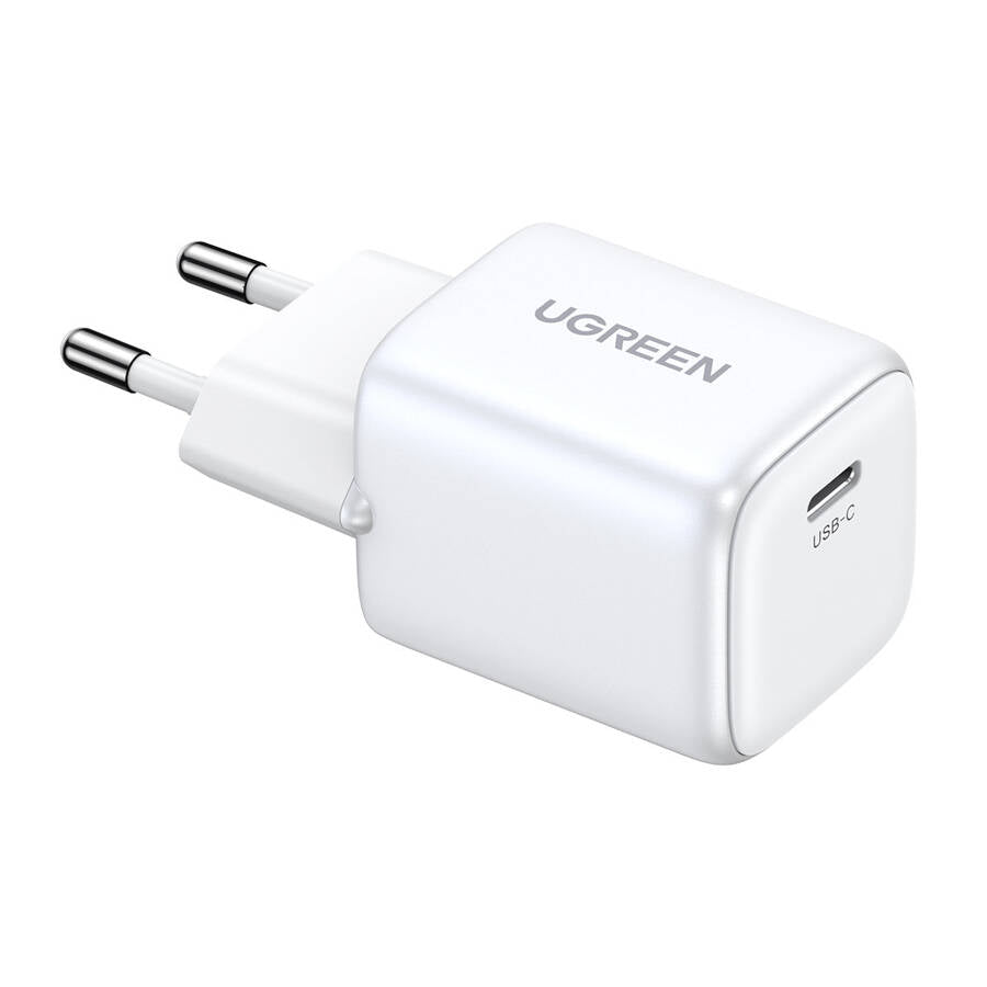 Nätverksladdare UGREEN CD318, 20W, 3A, 1 x USB-C, Vit