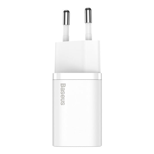 Baseus Super Si nätverksladdare, 25W, 3A, 1 x USB-C, vit CCSP020102
