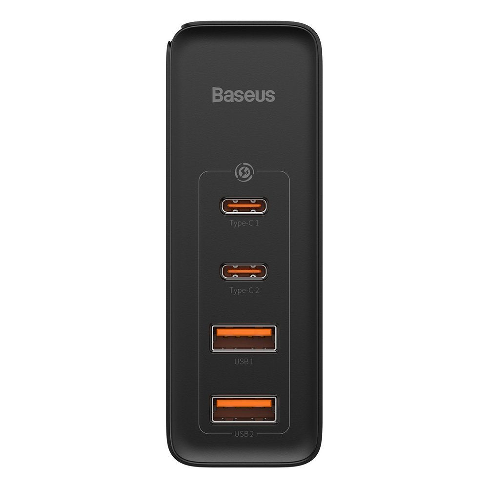 Nätverksladdare Baseus Gain2 Pro, 100W, 5A, 2 x USB-A - 2 x USB-C, Svart CCGAN2P-L01