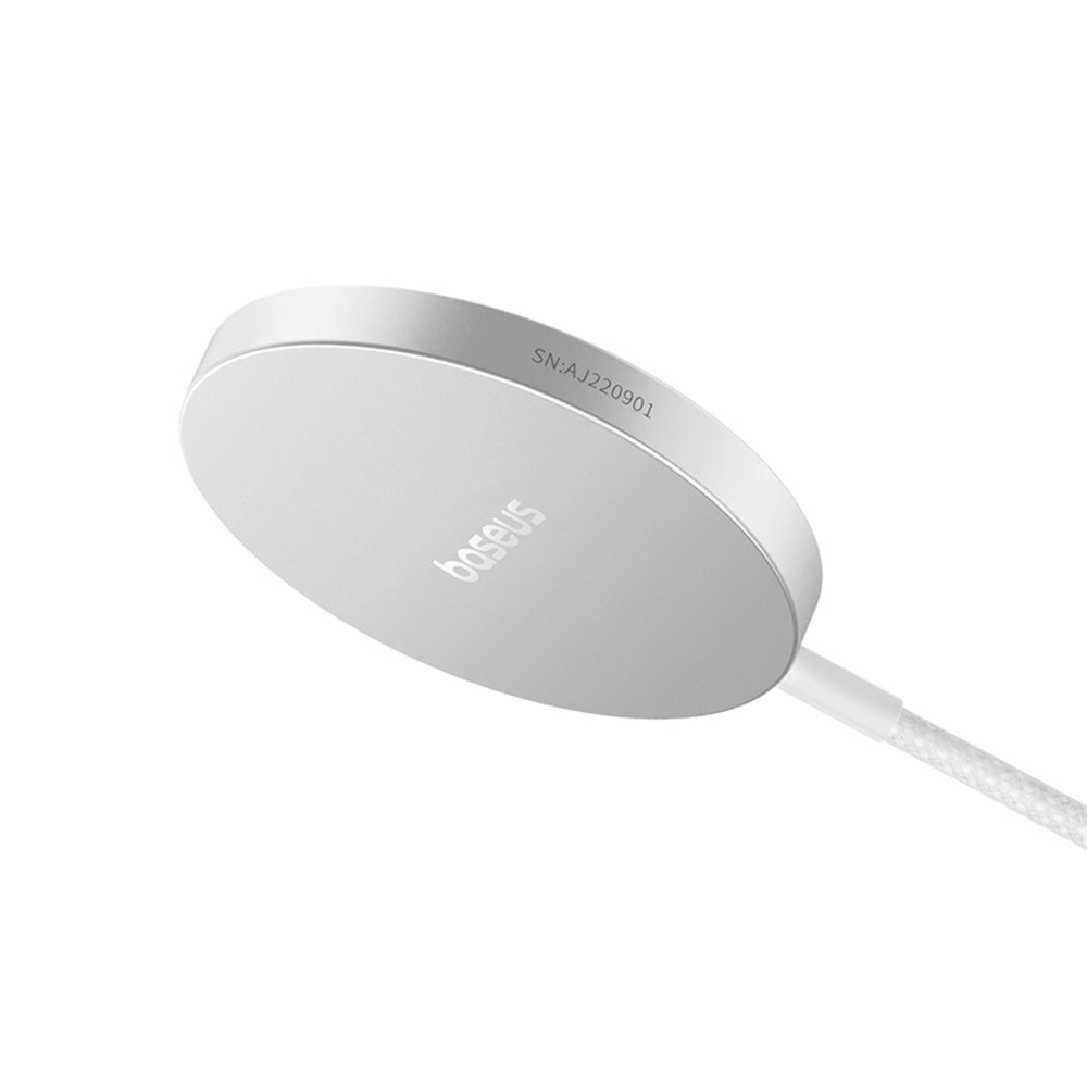 Trådlös nätverksladdare Baseus Simple Mini4 Air, 15W, 1.67A, Silver P10278200S11-00