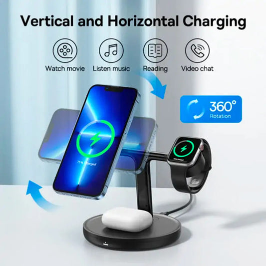 Trådlös nätverksladdare Baseus Swan 3in1, 20W, 1.67A, P10221302113-Z1