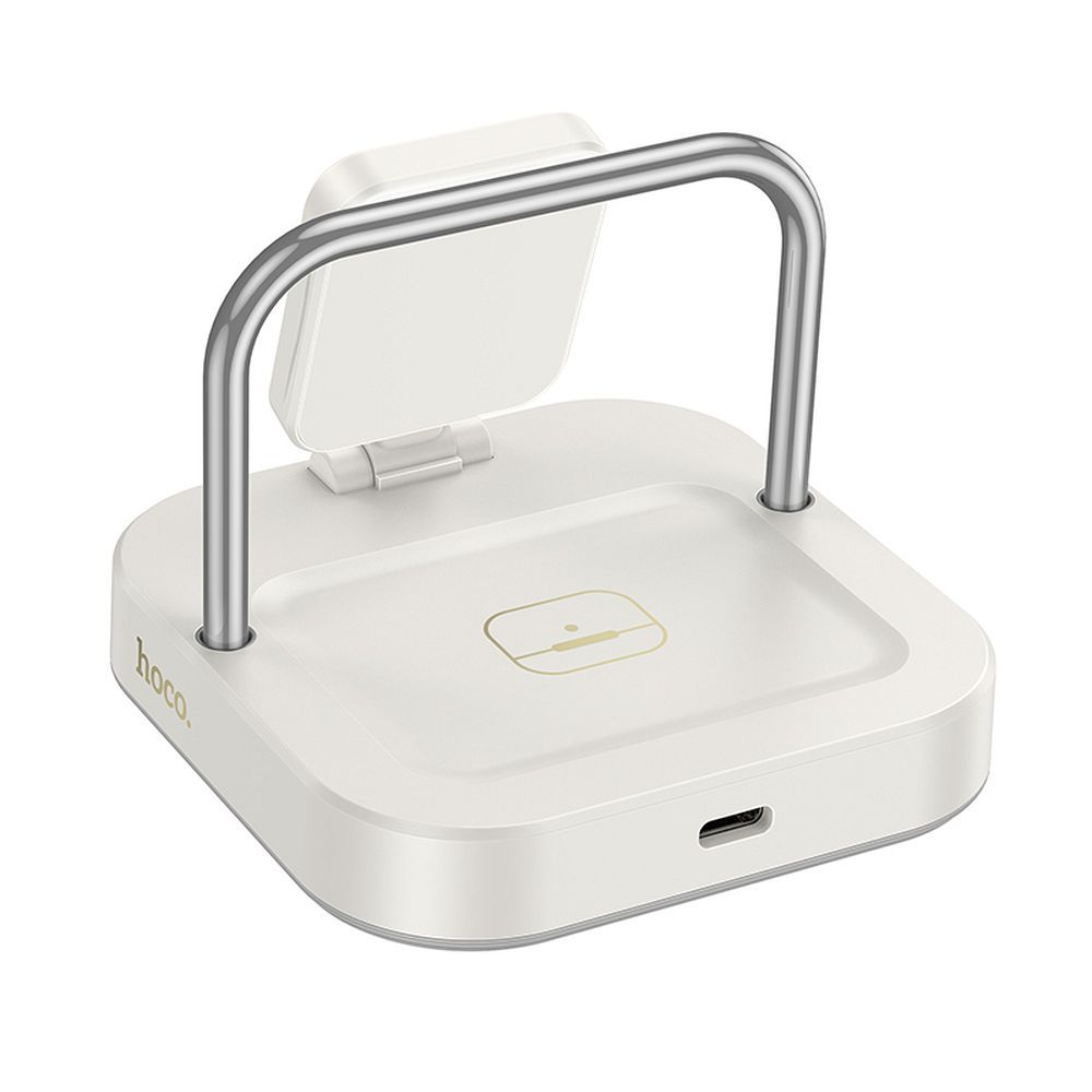 Trådlös Nätverksladdare HOCO CQ16A 3in1, 15W, 1.67A, Vit