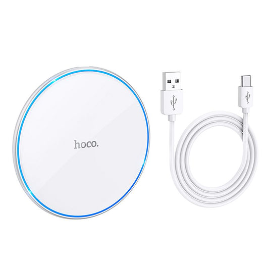 Trådlös Nätverksladdare HOCO CW6 Pro, 15W, 1.67A, Vit