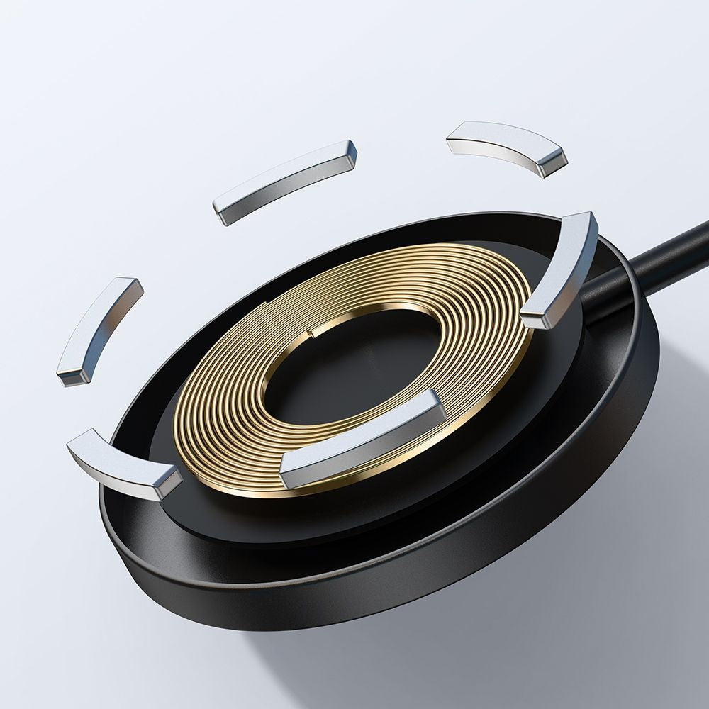 Trådlös nätverksladdare McDodo CH-4360 Moon, 15W, 1.67A, Svart