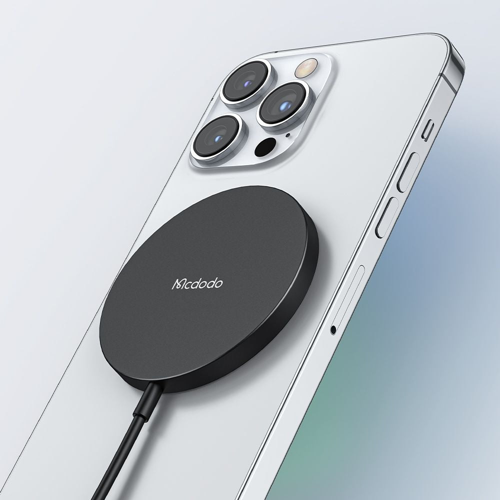 Trådlös nätverksladdare McDodo CH-4360 Moon, 15W, 1.67A, Svart