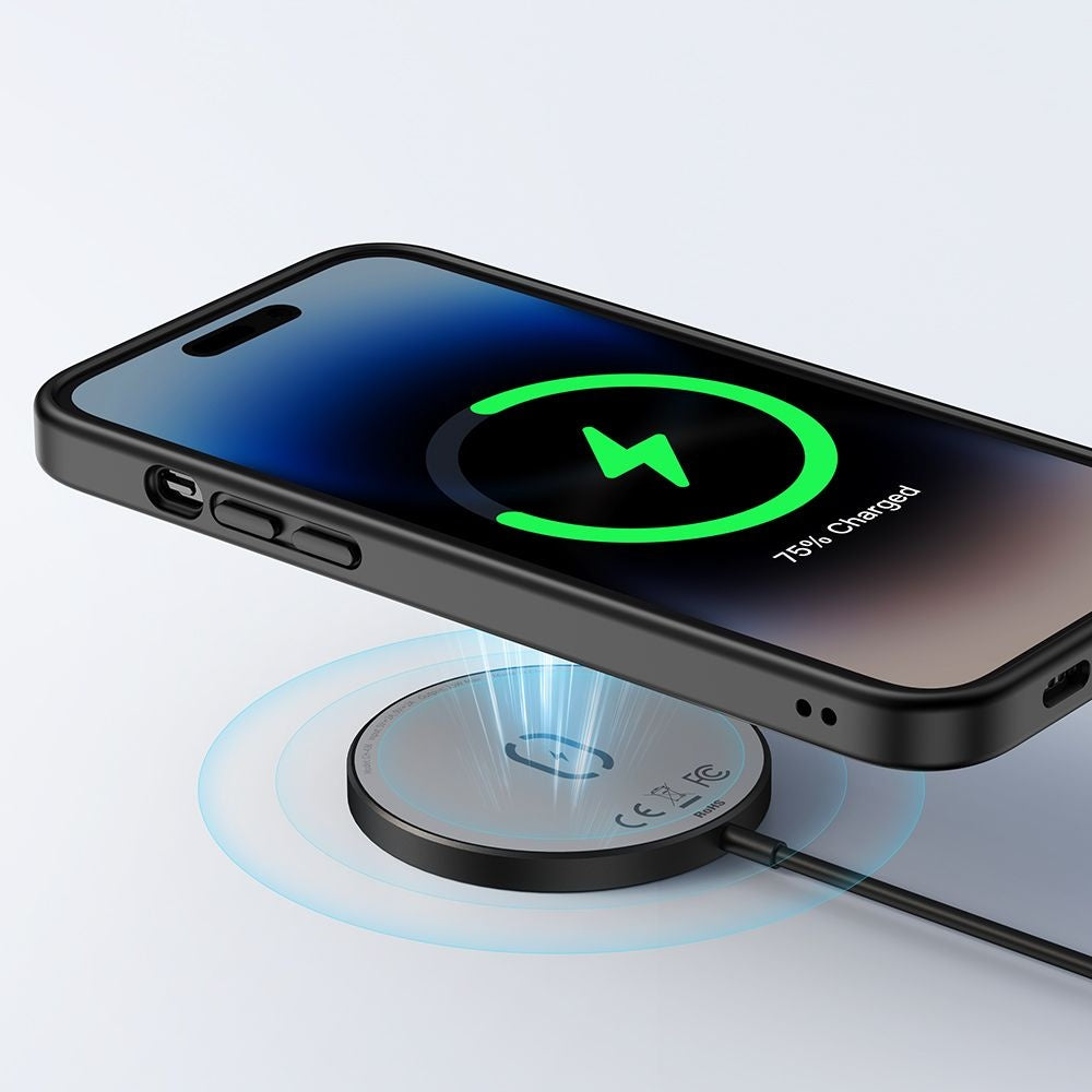 Trådlös nätverksladdare McDodo CH-4360 Moon, 15W, 1.67A, Svart