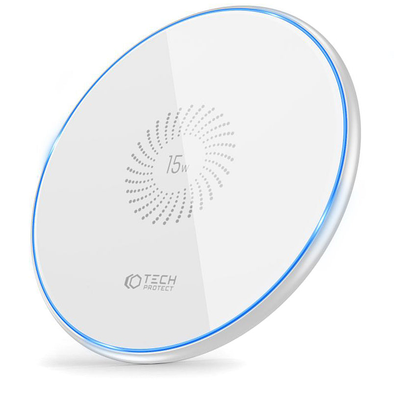 Wireless Network Charger Tech-Protect QI15W-C1, 15W, 1.67A, White THP1414