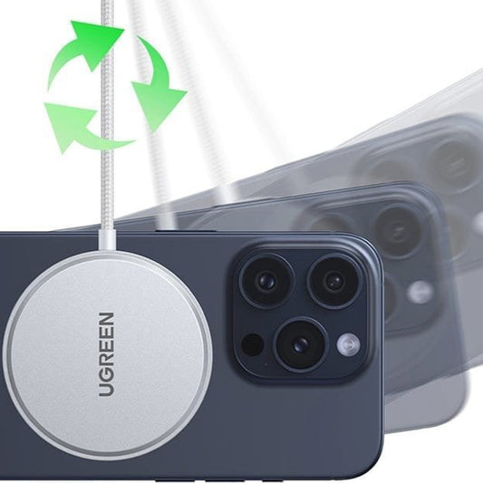 UGREEN W703 Trådlös Nätverksladdare, 15W, 1.67A, Vit