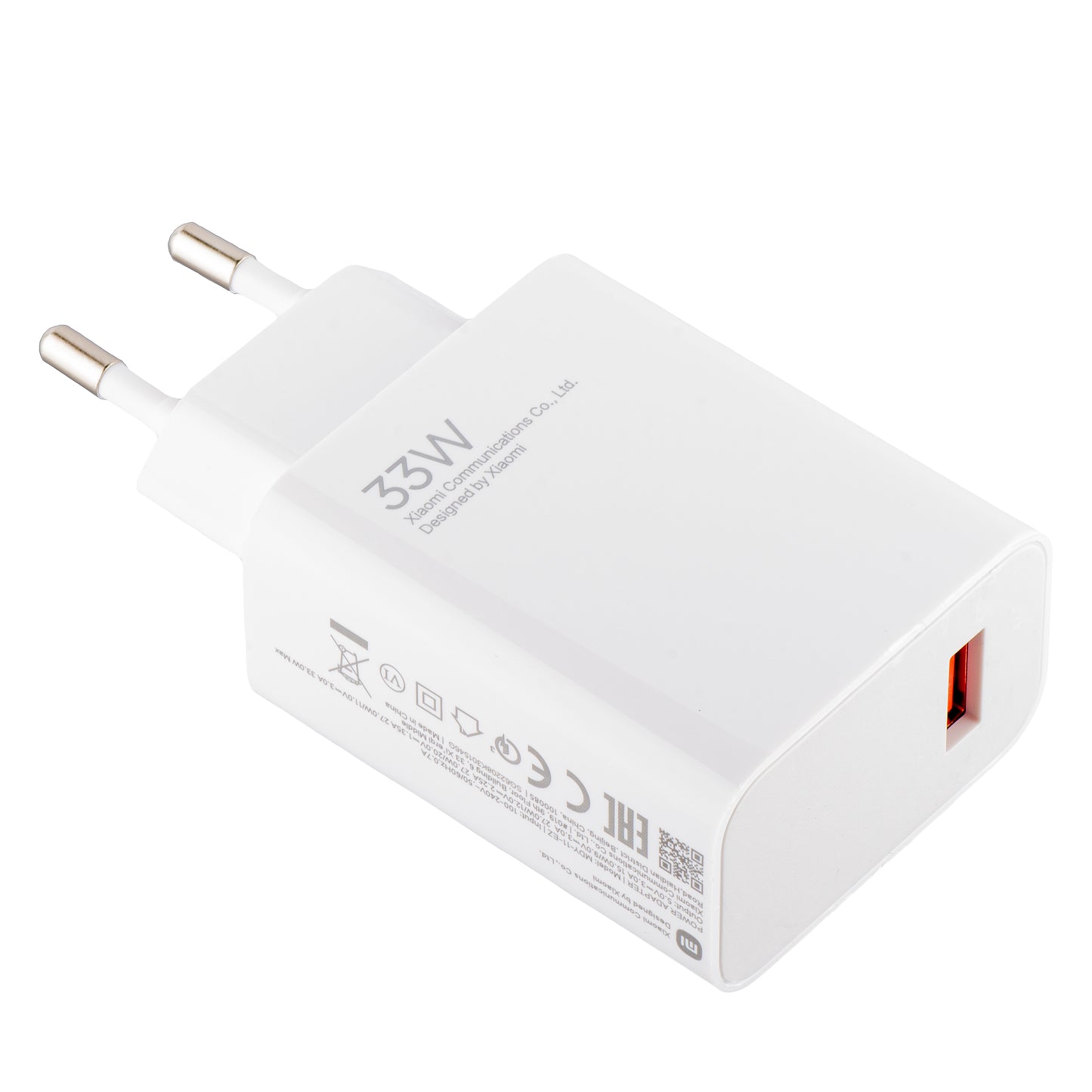 Xiaomi MDY-11EZ Nätverksladdare, 33W, 3A, 1 x USB-A, Vit