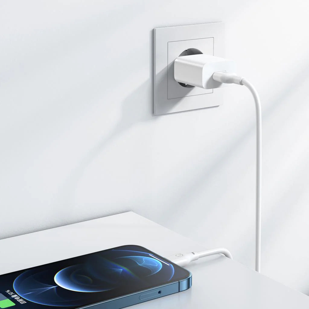 Nätadapter XO Design L99, 12W, 2.4A, 1 x USB-A, Vit