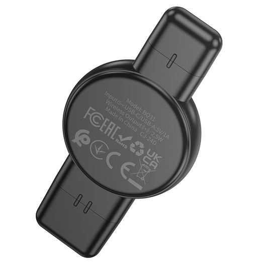 Borofone BQ31 Trådlös laddare för Apple Watch Series, svart