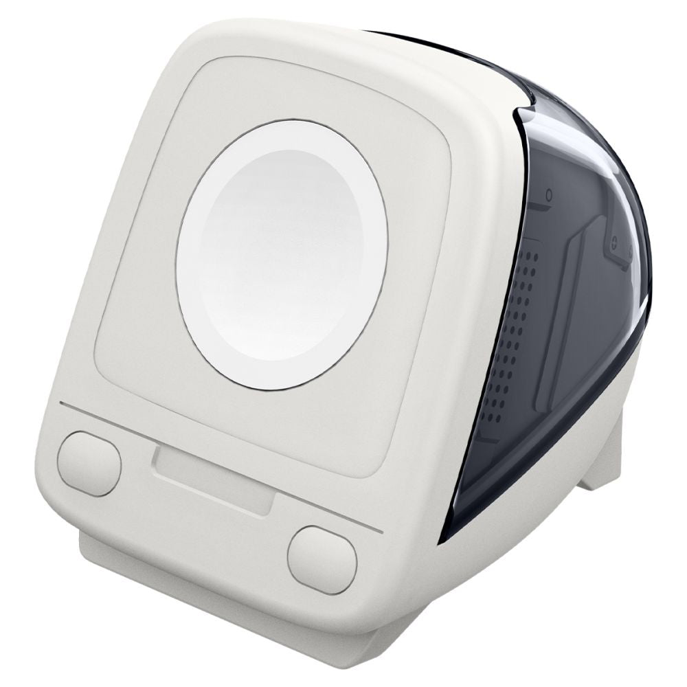 Spigen C1 Classic stöd för trådlös laddare Apple Watch Series, Grå AMP09340
