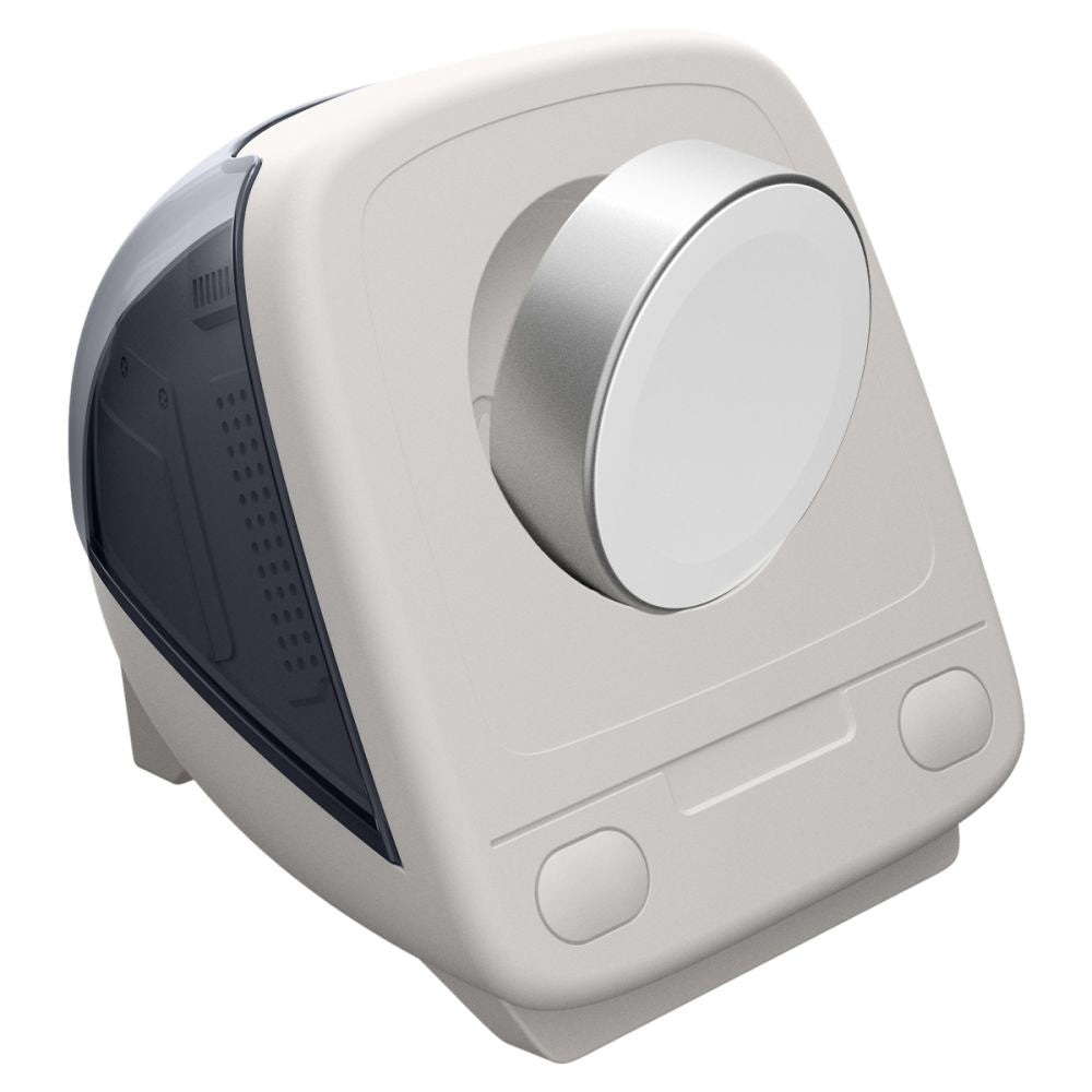 Spigen C1 Classic stöd för trådlös laddare Apple Watch Series, Grå AMP09340