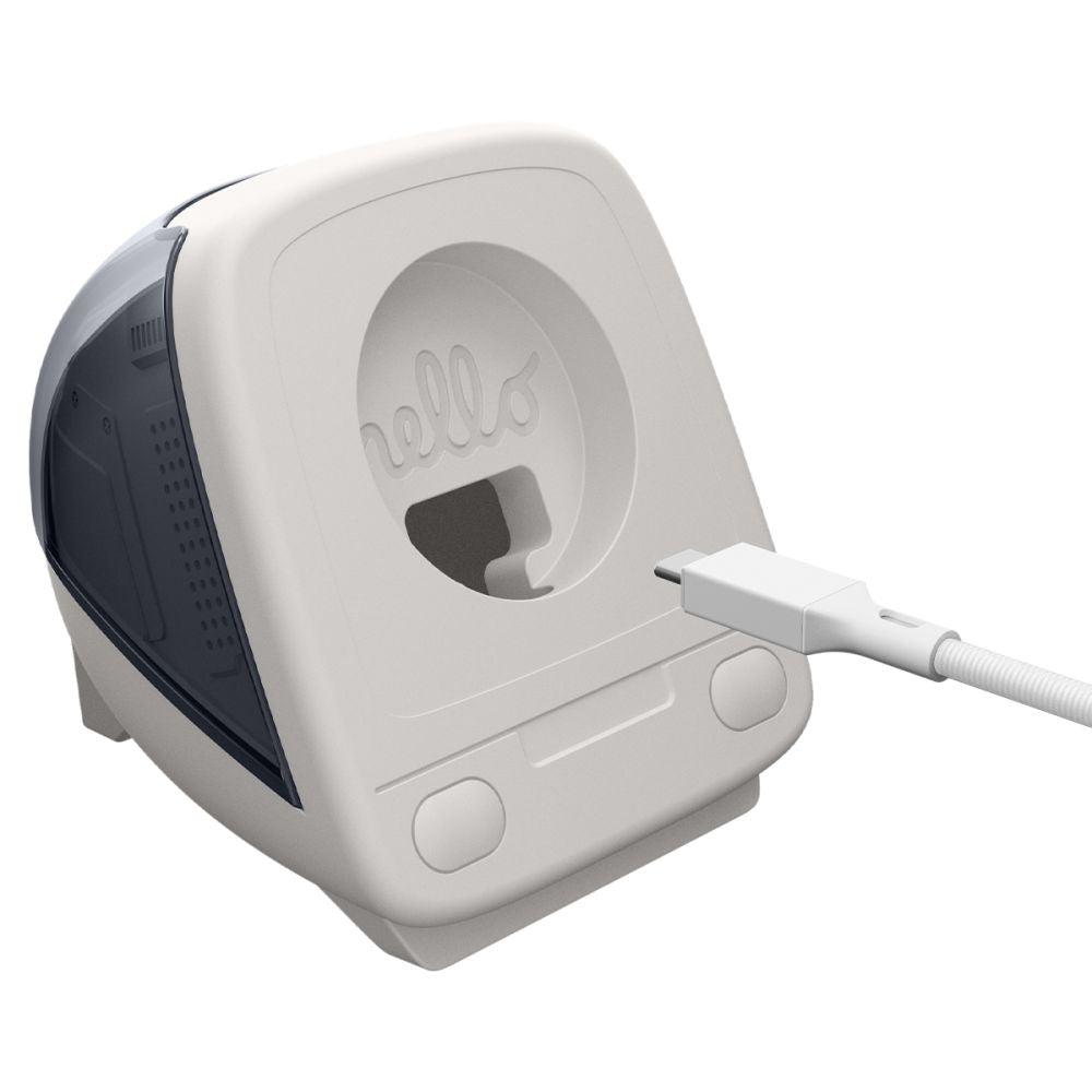 Spigen C1 Classic stöd för trådlös laddare Apple Watch Series, Grå AMP09340