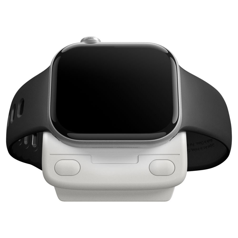 Spigen C1 Classic stöd för trådlös laddare Apple Watch Series, Grå AMP09340