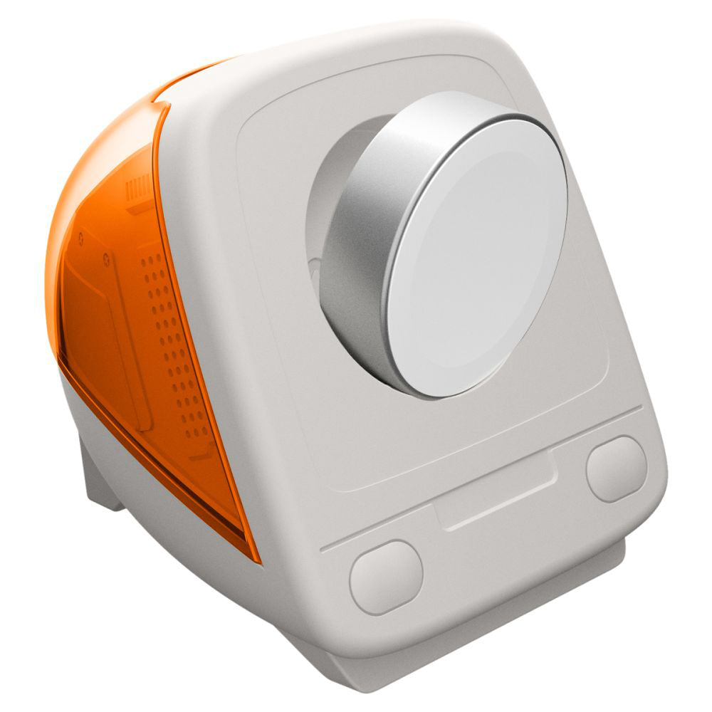Spigen C1 Classic Stöd för Trådlös Laddare Apple Watch Series, Orange