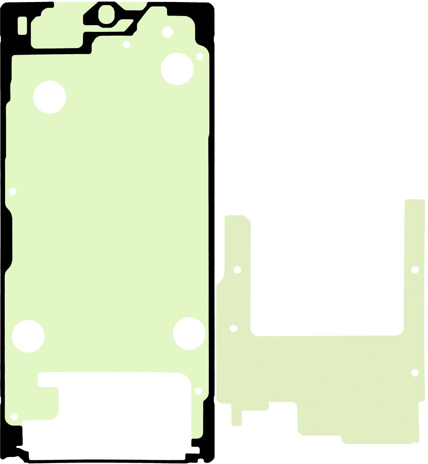Kit för Displaylim Samsung Galaxy S25 Ultra S938, Service Pack GH82-36522A