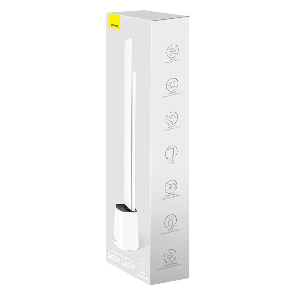 Baseus Smart Eye LED-skrivbordslampa, Vit DGZG-02