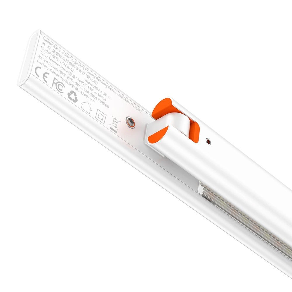 Baseus Smart Eye LED-skrivbordslampa, Vit DGZG-02