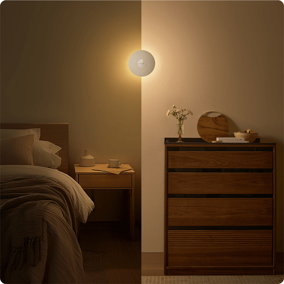 Xiaomi Light 3 LED-nattlampa, 2700K, sensor, vit BHR8978GL