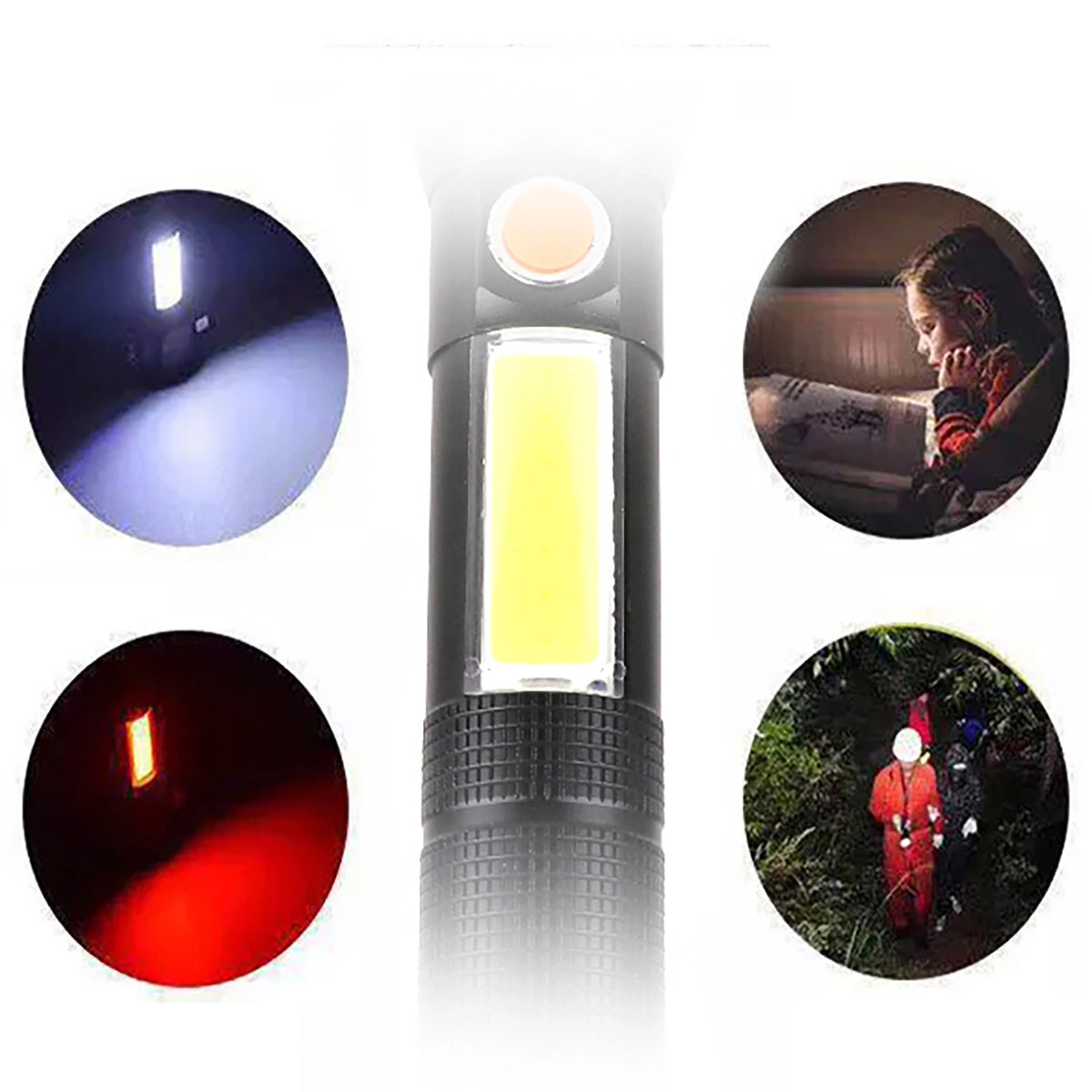 LED-ficklampa WZK WLR-31 3in1, 5W, 500lm