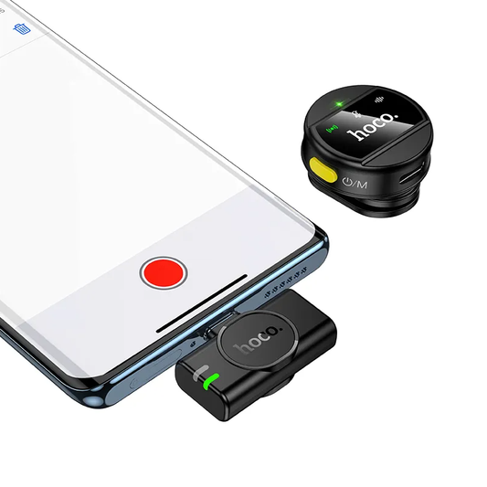 Lavaliermikrofon HOCO L21, USB-C, Svart