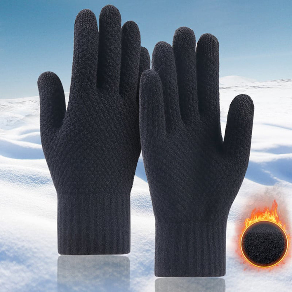 Vintertaktile handskar för män Techsuit ST0013, storlek 22 cm, grå