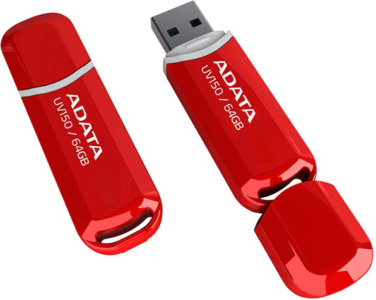 Externminne USB-A 3.2 Adata UV150, 64Gb AUV150-64G-RRD