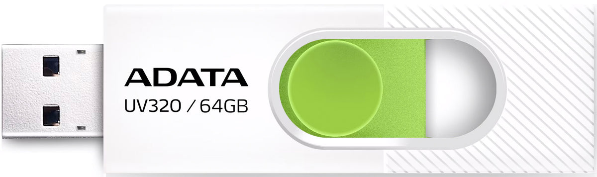 Externminne USB-A 3.2 Adata UV320, 64Gb AUV320-64G-RWHGN