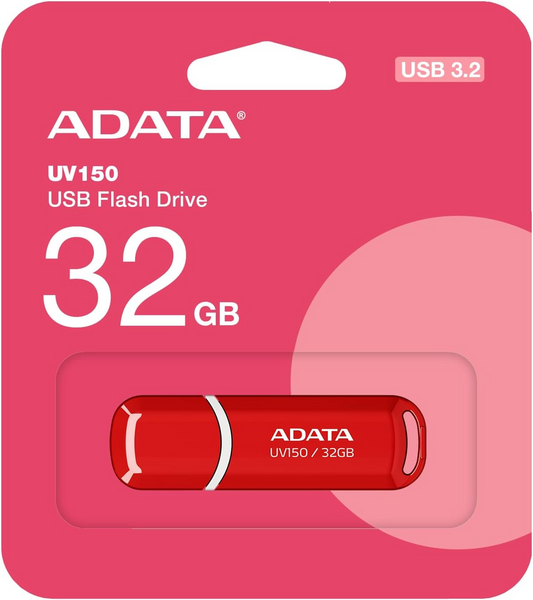 Extern USB-A 3.2-minne Adata UV150, 32Gb AUV150-32G-RRD