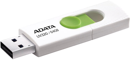 Externminne USB-A 3.2 Adata UV320, 64Gb AUV320-64G-RWHGN