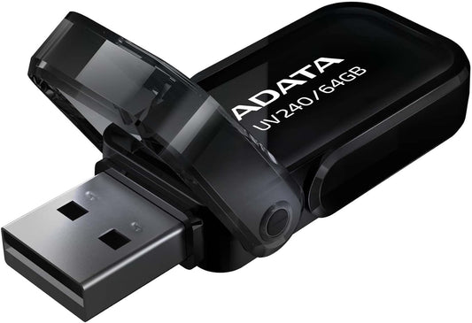 USB-A externt minne Adata UV240 UV240, 32 Gb AUV240-32G-RBK AUV240-32G-RBK
