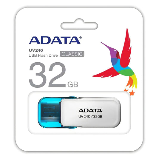 USB-A externt minne Adata UV240 UV240, 32 Gb AUV240-32G-RWH AUV240-32G-RWH