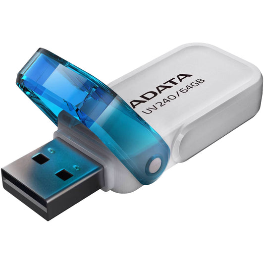 Externt USB-A-minne Adata UV240, 64 Gb AUV240-64G-RWH