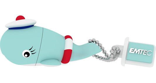 Externminne USB-A Emtec M337 Whale, 16Gb ECMMD16GM337