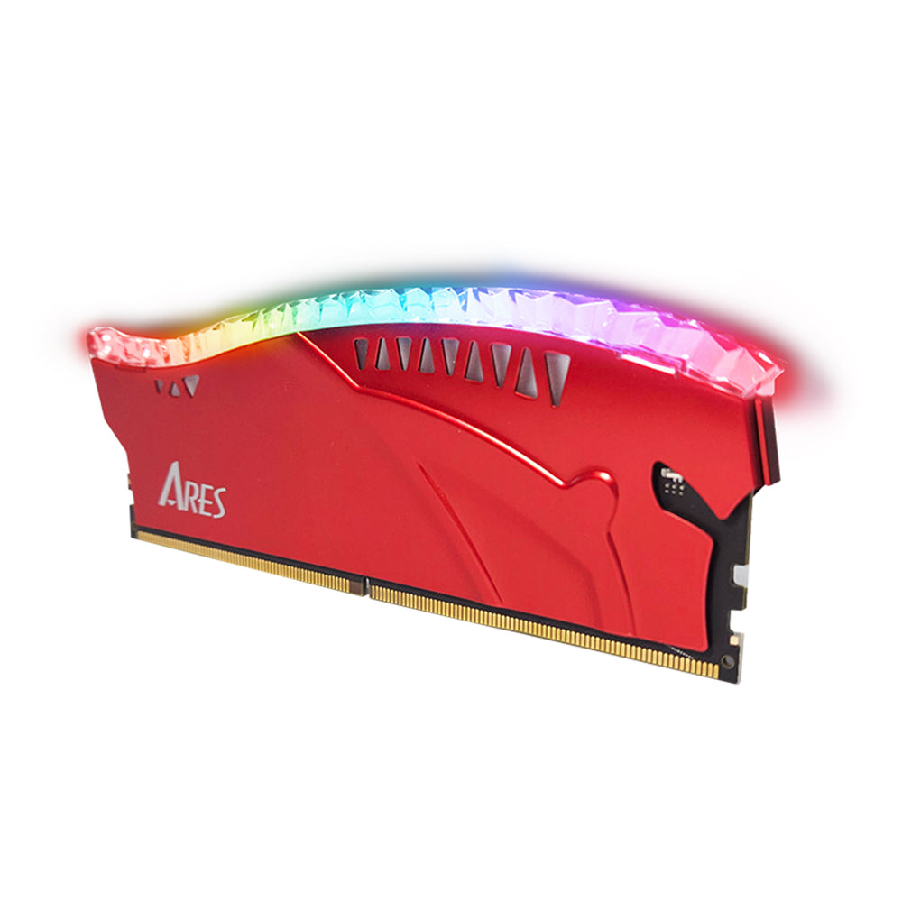 RAM-minne Dato Ares Armor Lite, DDR4, RGB, 8GB, 3600Mhz, CL18, Röd ARB8G4R36