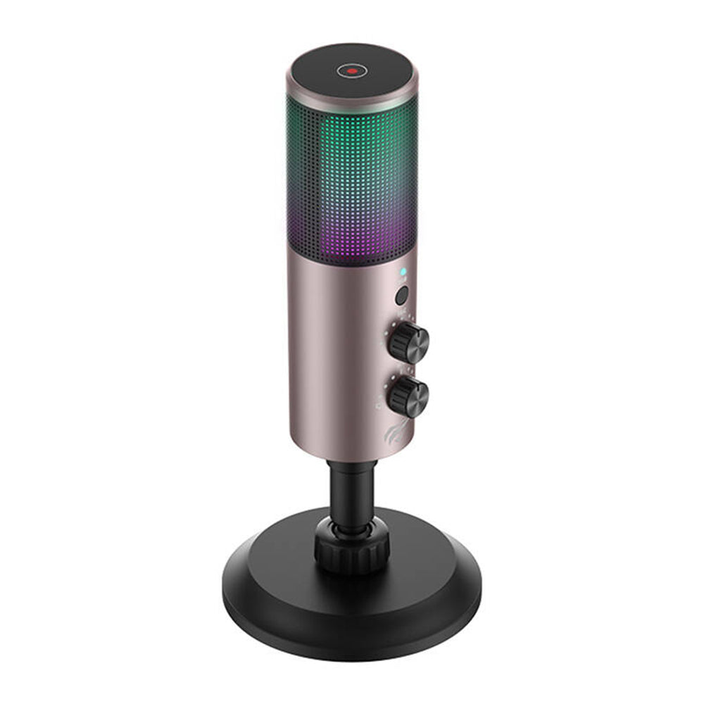 Gamingmikrofon HAVIT GK61, RGB, USB-C, Grå