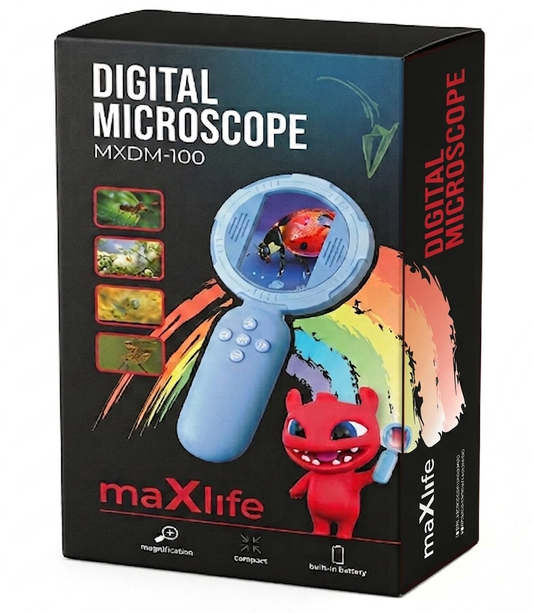 MaXlife MXDM-100 Mikroskop, Blå