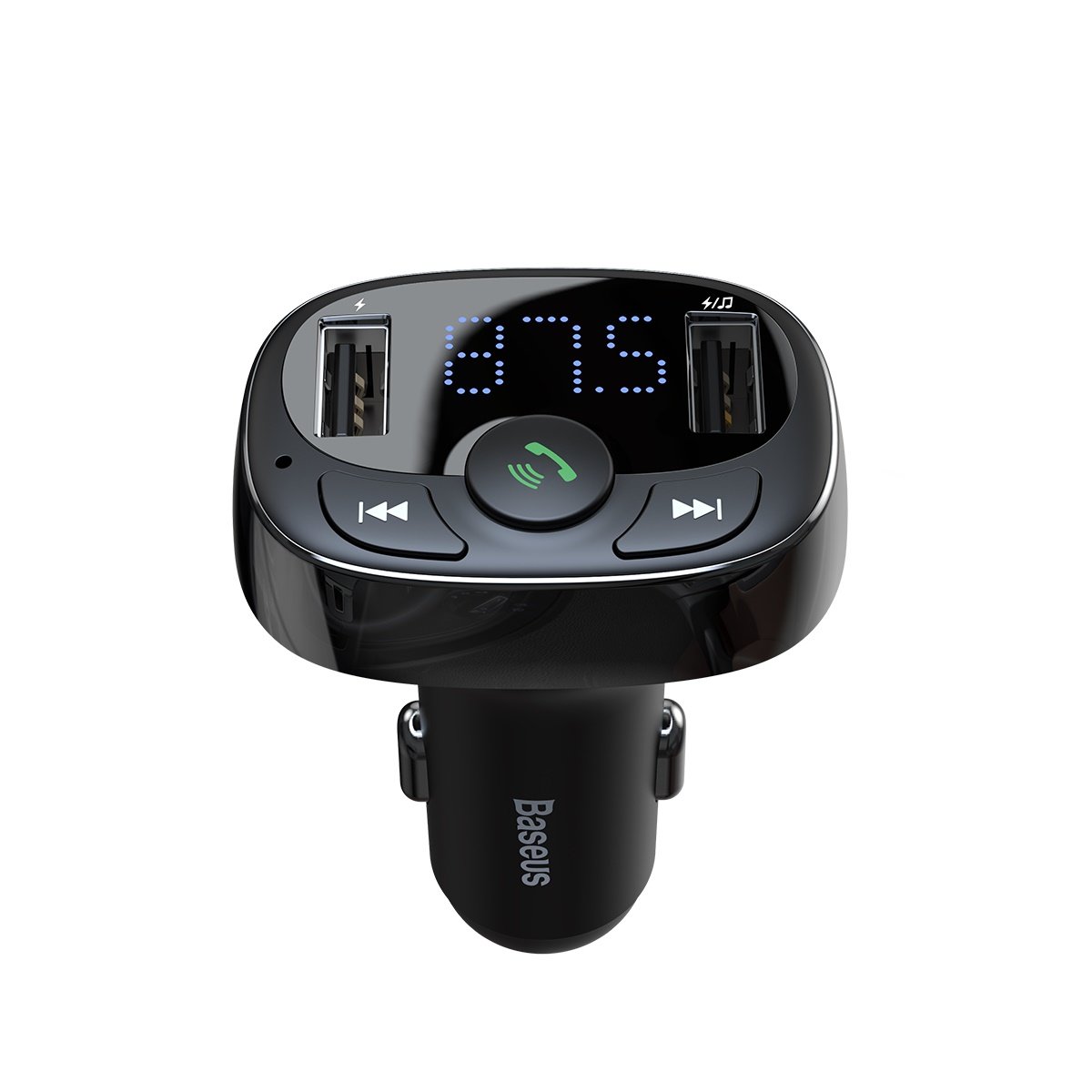 FM Bluetooth-modulator Baseus S-09A, 2 x USB-A - 1 x microSD CCMT000001