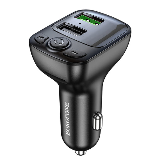 FM Bluetooth-modulator Borofone BC41 Eminency, 2 x USB-A - 1 x microSD