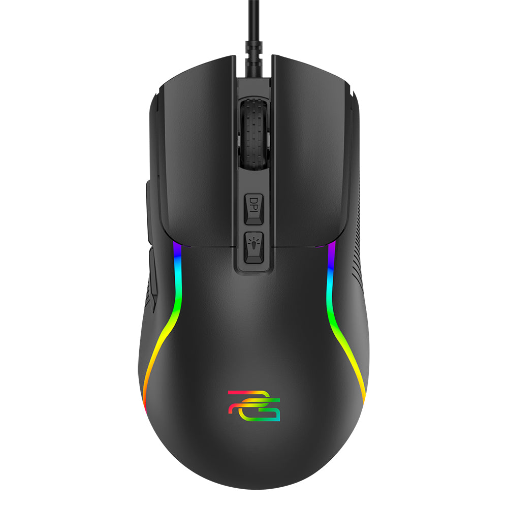 Gamingmus Proove Assembler med kabel, USB, RGB, 12400DPI, Svart CMAS00000101