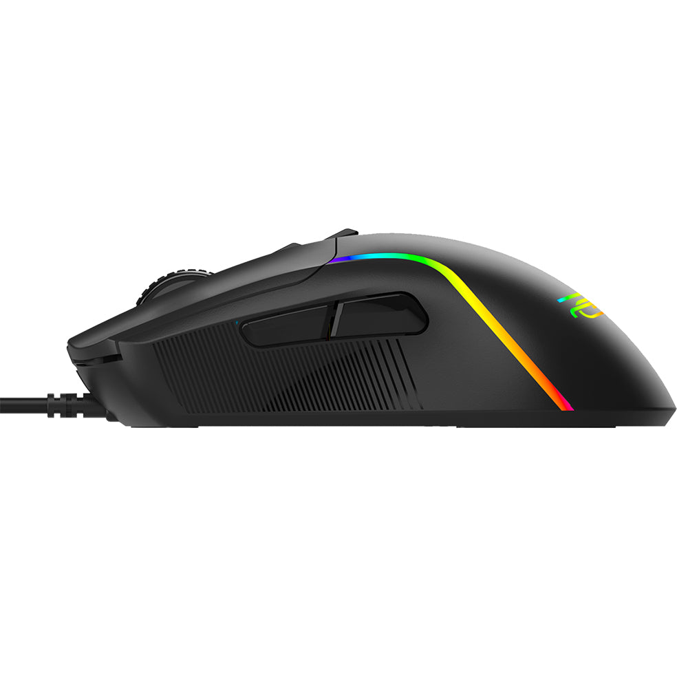 Gamingmus Proove Assembler med kabel, USB, RGB, 12400DPI, Svart CMAS00000101