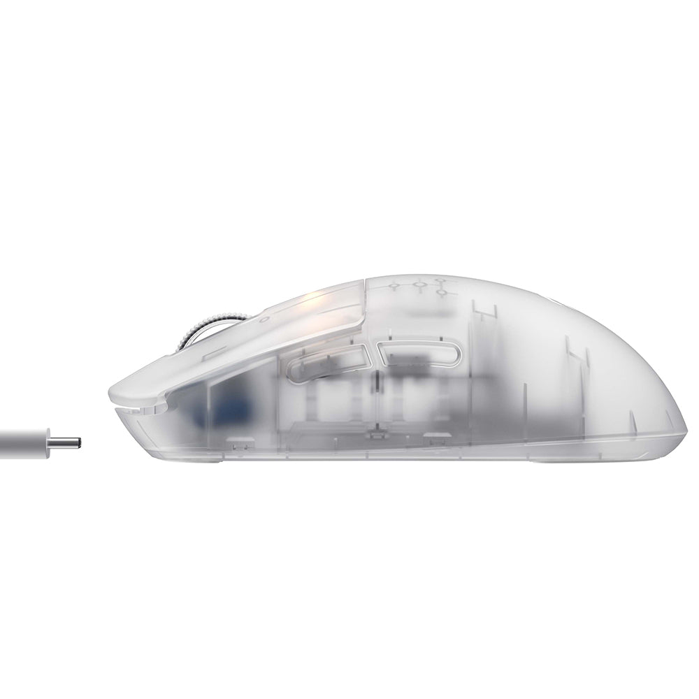 Trådlös Gamingmus HAVIT MS970WB Pro, 800DPI - 12000mAh, Transparent Vit