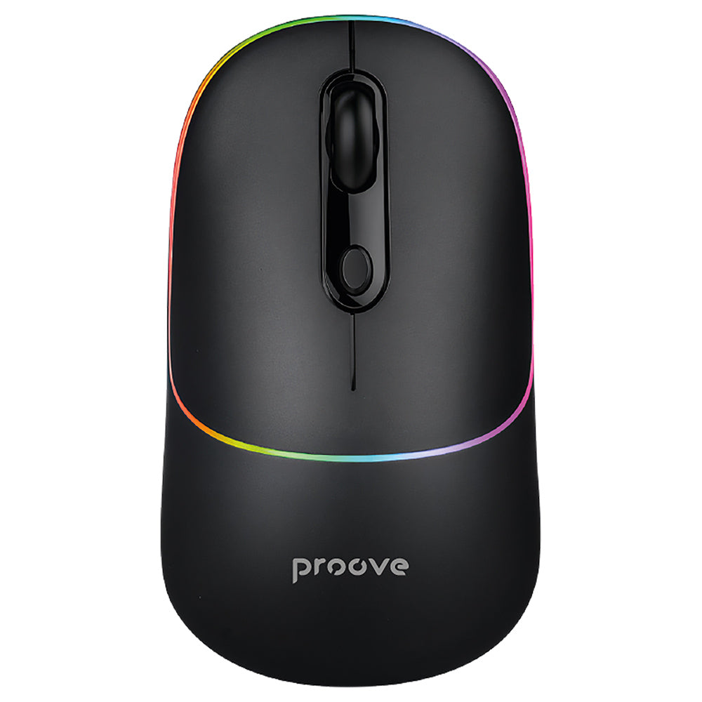Trådlös mus Proove Blink, RGB, 800DPI - 1600DPI, BT / Wi-Fi, Svart WMBL00002001