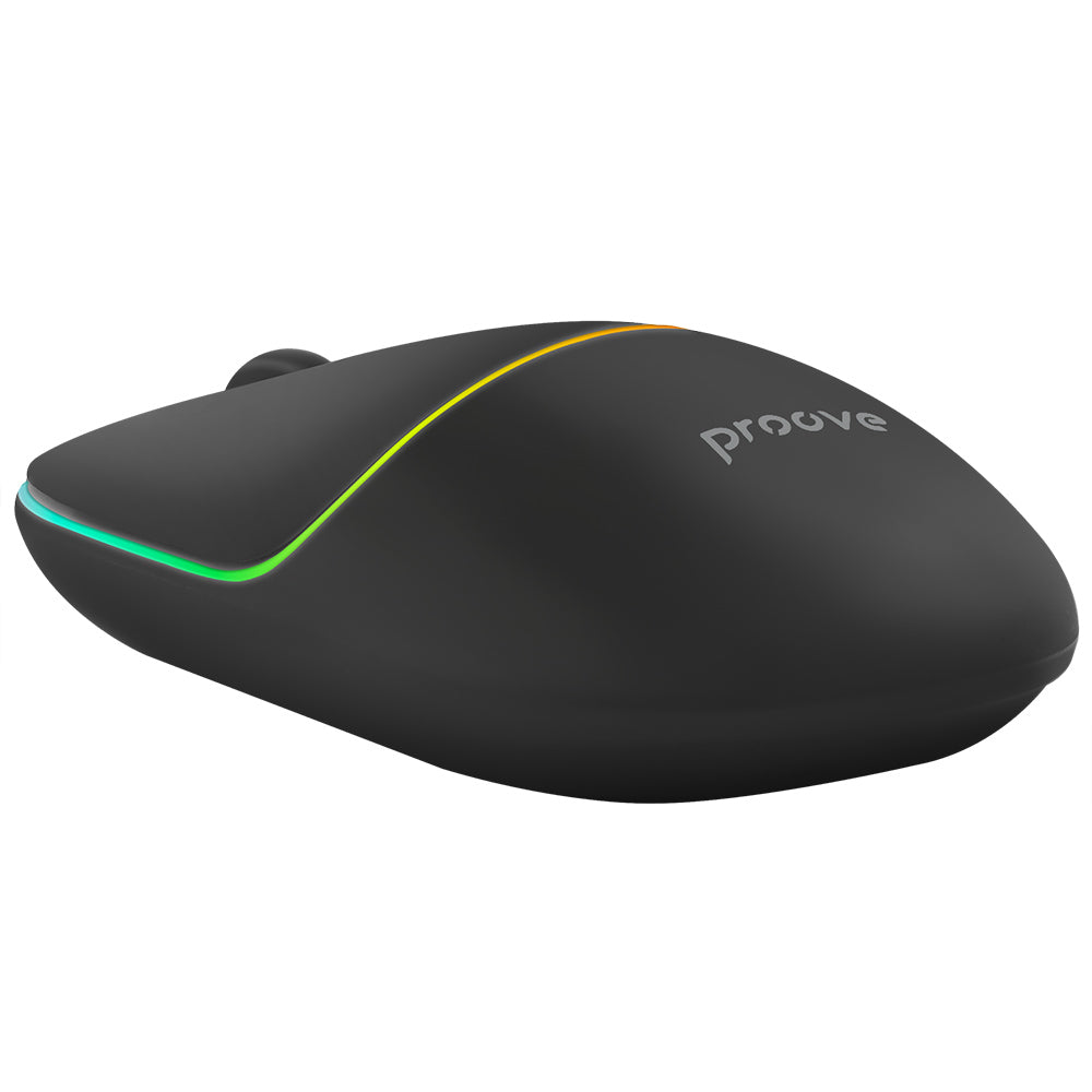 Trådlös mus Proove Blink, RGB, 800DPI - 1600DPI, BT / Wi-Fi, Svart WMBL00002001