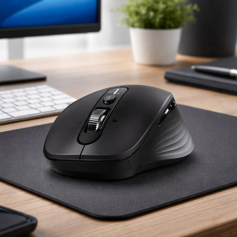 UGREEN M752 Wireless Mouse (75498B), 5000DPI, BT / Wi-Fi, Black